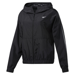 Reebok TE LINEAR LOGO JACKET černá M - Tréninková bunda