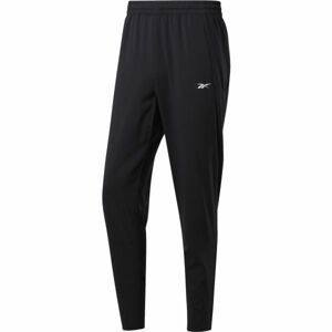 Reebok WORKOUT WOVEN TRACKSTER PANT Pánské kalhoty, černá, velikost M