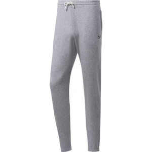 Reebok TE FT CUFFED PANT šedá S - Pánské tepláky