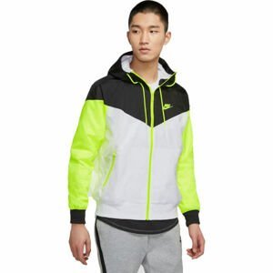 Nike NSW HE WR JKT HD M Pánská bunda, bílá, velikost XL