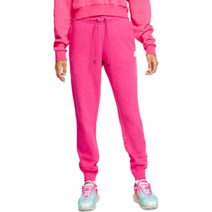 Nike NSW ESSNTL PANT REG FLC W růžová S - Dámské kalhoty
