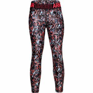 Under Armour ARMOUR HG PRINTED CROP Dívčí legíny, mix, velikost M