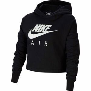 Nike NSW NIKE AIR CROP HOODIE G černá S - Dívčí mikina