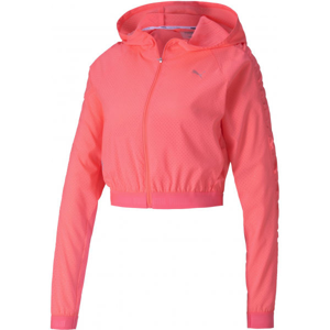 Puma BE BOLD WOVEN JACKET růžová XS - Dámská sportovní bunda