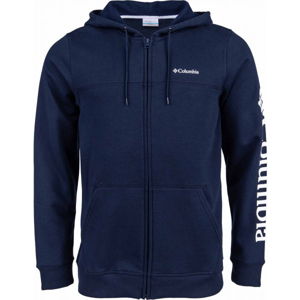 Columbia LOGO FLEECE FZ tmavě modrá XXL - Pánská mikina