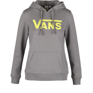 Vans WM CLASSIC V HOODIE šedá M - Dámská mikina