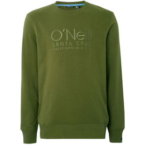 O'Neill LM ONEILL LOGO CREW SWEAT tmavě zelená XXL - Pánská mikina