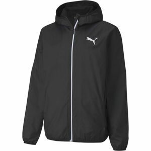 Puma ESSENTIAL SOLID WINDBREAKER Pánská sportovní větrovka, černá, velikost XL