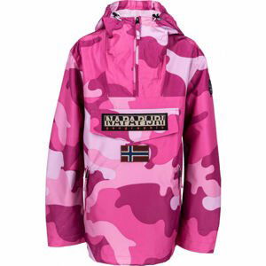 Napapijri RAINFOREST S W PRT 1 PINK CAMO růžová XS - Dámská bunda