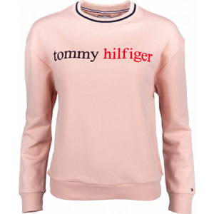 Tommy Hilfiger TRACK TOP LWK světle růžová S - Dámská mikina