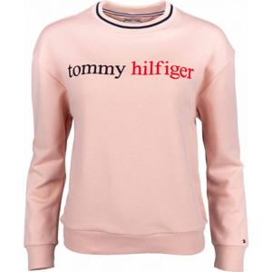 Tommy Hilfiger TRACK TOP LWK světle růžová M - Dámská mikina