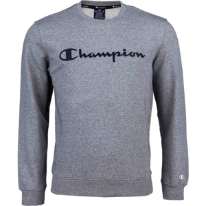 Champion CREWNECK SWEATSHIRT šedá L - Pánská mikina