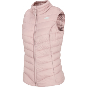 4F WOMENS JACKETS růžová XL - Dámská vesta