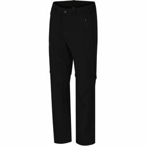 Hannah STRETCH Pánské odepínatelné kalhoty, černá, velikost S
