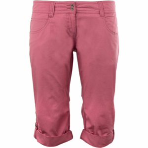 ALPINE PRO KAIURI Dámské 3/4 kalhoty, růžová, velikost
