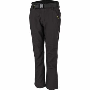 Lewro NERYS Chlapecké softshellové kalhoty, černá, velikost 152-158