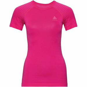 Odlo SUW WOMEN'S TOP CREW NECK S/S PERFORMANCE LIGHT růžová XL - Dámské tričko