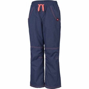 Lewro SIGI Dětské zateplené kalhoty, modrá, velikost 116-122