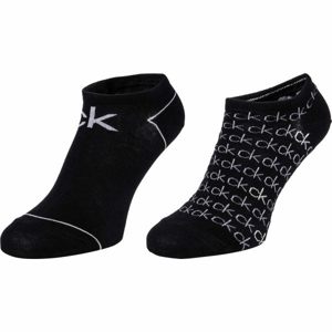 Calvin Klein WOMEN LINER 2P REPEAT LOGO CALLIE Dámské ponožky, černá, velikost