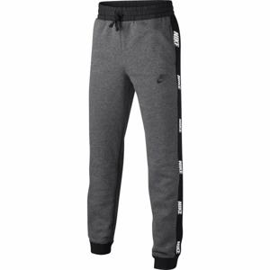 Nike NSW HYBRID PANT B šedá XL - Chlapecké tepláky