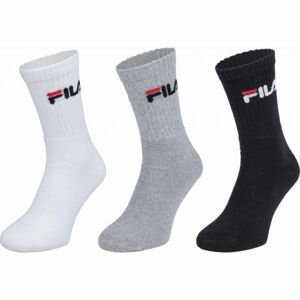 Fila UNISEX SPORT 3P Unisex ponožky, černá, velikost 39-42