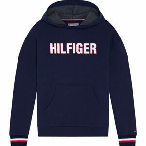 Tommy Hilfiger OH HOODIE Dámská mikina, tmavě modrá, veľkosť S