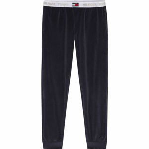 Tommy Hilfiger TRACK PANT VELOUR Tmavě modrá L - Dámské tepláky