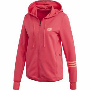 adidas DESIGNED TO MOVE MOTION FULLZIP HOODIE Dámská mikina, růžová, velikost L