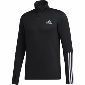 adidas MENS INTUTIVE WARM 1/4 ZIP Pánská tréninková mikina, černá, velikost XXL