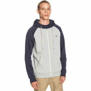 Quiksilver EVERYDAY ZIP Pánská mikina, Šedá, velikost L