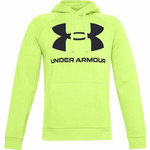 Under Armour RIVAL FLEECE BIG LOGO HD žlutá S - Pánská mikina