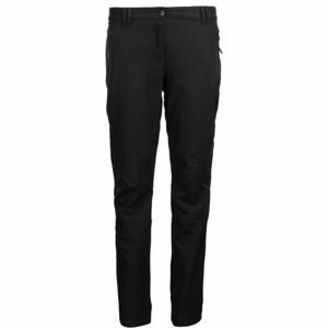 ALPINE PRO NINGALA Dámské softshellové kalhoty, černá, velikost 42