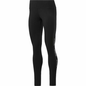 Reebok TE LINEAR LOGO CT LEGGING Dámské legíny, černá, velikost M