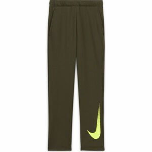Nike DRY FLEECE Chlapecké kalhoty, khaki, velikost