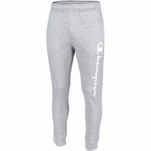 Champion RIB CUFF PANTS Pánské tepláky, Šedá,Bílá, velikost M