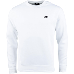 Nike SPORTSWEAR CLUB Pánská mikina, bílá, velikost