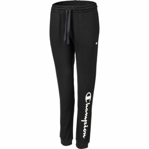 Champion RIB CUFF PANTS Dámské tepláky, Černá,Bílá, velikost M