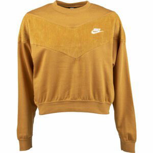 Nike NSW HRTG CREW VELOUR W  M - Dámská mikina