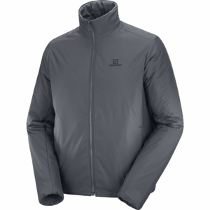 Salomon OUTRACK INSULATED JACKET M šedá XL - Pánská bunda