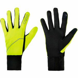 Odlo GLOVES INTENSITY SAFETY LIGHT Rukavice, reflexní neon, veľkosť L