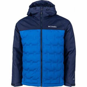 Columbia M GRAND TREK DOWN JACKET modrá S - Pánská bunda