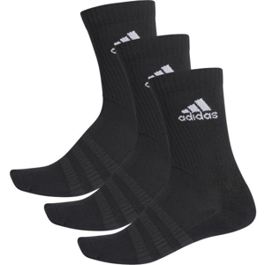adidas CUSH CRW 3P černá L - Ponožky