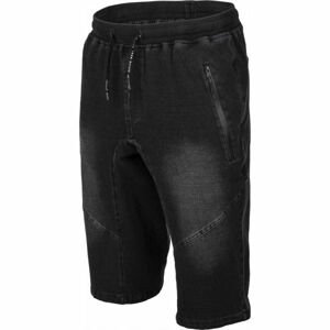 Willard Pánské šortky džínového vzhledu Pánské šortky džínového vzhledu, černá, velikost 3XL