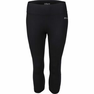 Fitforce SLOANE Dámské 3/4 fitness kalhoty, černá, velikost L