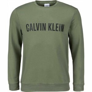 Calvin Klein L/S SWEATSHIRT Khaki S - Pánská mikina