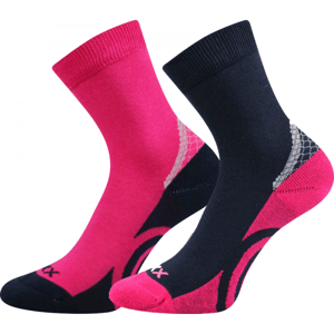 Voxx LOXIK 2P Dívčí ponožky, růžová, veľkosť 30-34