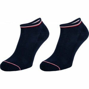 Tommy Hilfiger MEN ICONIC SNEAKER 2P Pánské ponožky, tmavě modrá, veľkosť 39-42