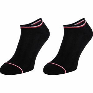 Tommy Hilfiger MEN ICONIC SNEAKER 2P Pánské ponožky, černá, velikost 43-46