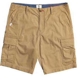 Quiksilver ICHACA SHORT Pánské kraťasy, hnědá, velikost 38