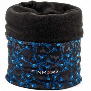 Finmark MULTIFUNKČNÍ ŠÁTEK Multifunkční šátek s fleecem, Modrá,Černá,Bílá, velikost